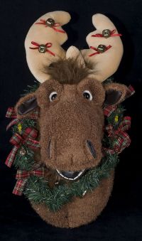 Animated Talking Singing REINDEER Moose Head